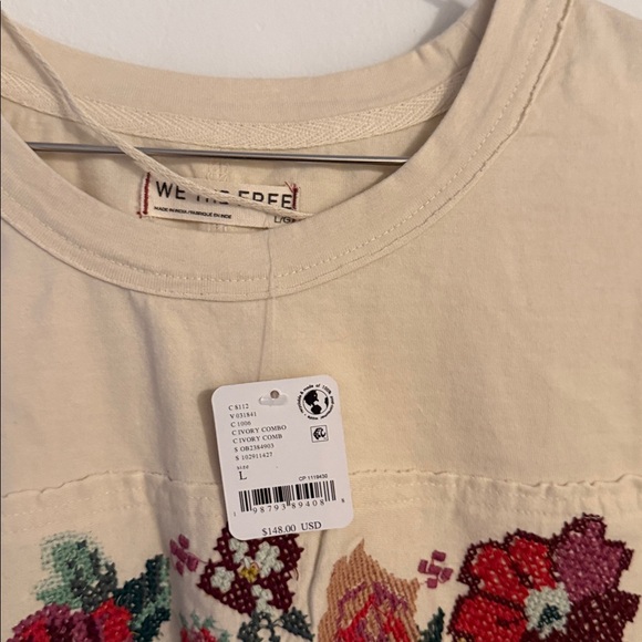 We The Free Antique Bloom Tee NWT - Picture 7 of 8
